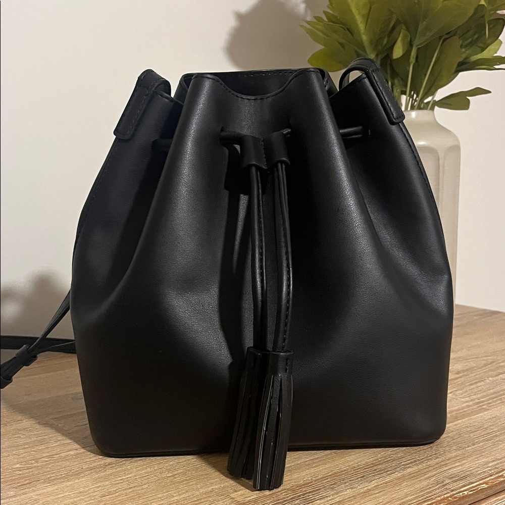 J Crew Factory Black Tassel Women's Bag - Picture 5 of 5